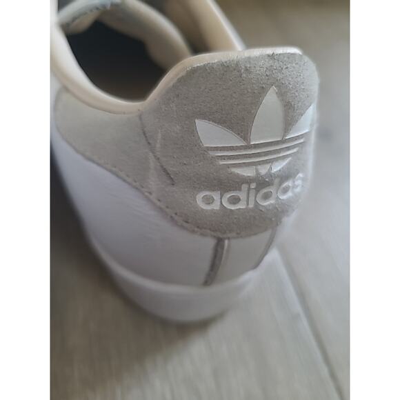 Adidas Superstar Originals Sneakers Mens 9.5 Cloud White Leather Shoes EF2102 - Picture 9 of 9